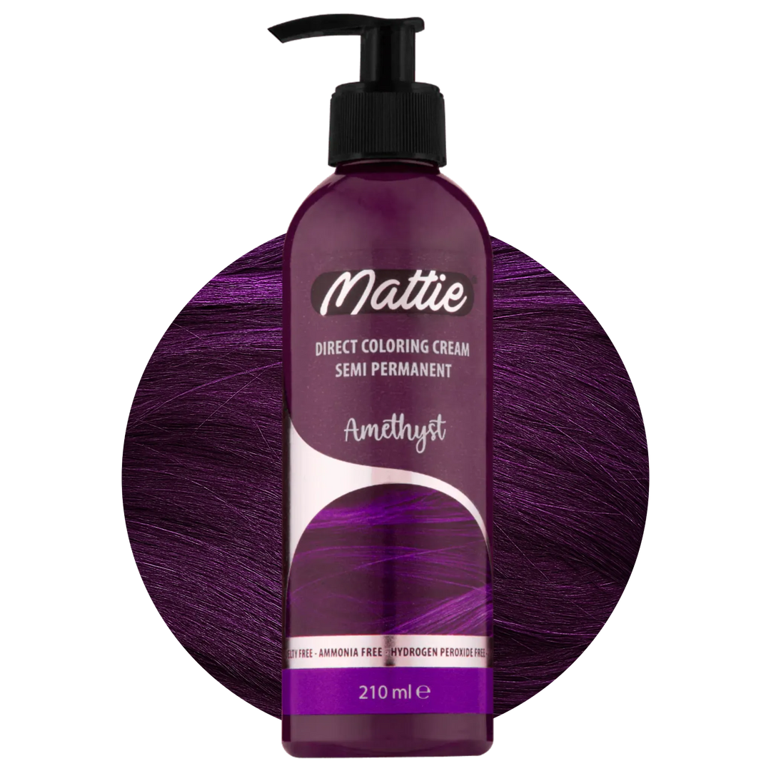 Mattie Amethyst - Vegane semi-permanente Direktzieher-Farbcreme 210 ml