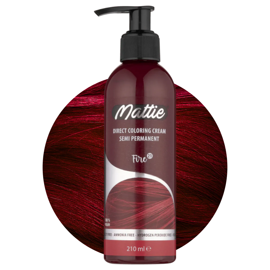 Mattie Fire - Vegane semi-permanente Direktzieher-Farbcreme 210 ml