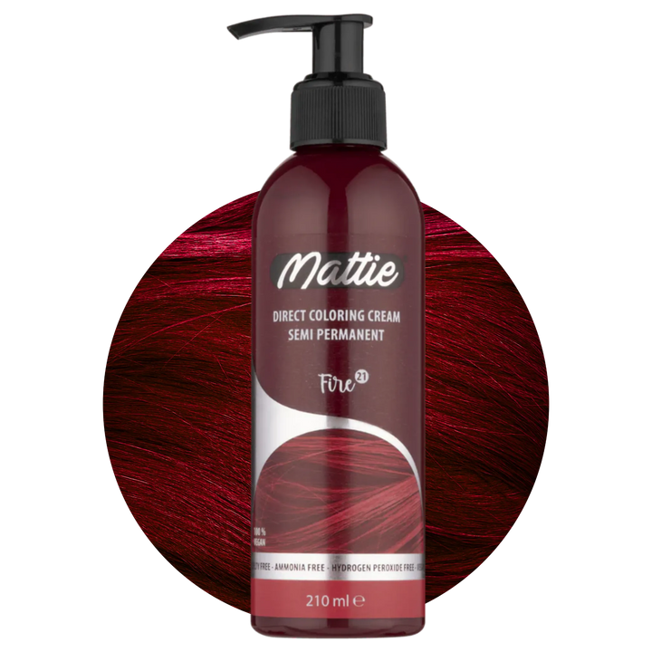 Mattie Fire - Vegane semi-permanente Direktzieher-Farbcreme 210 ml