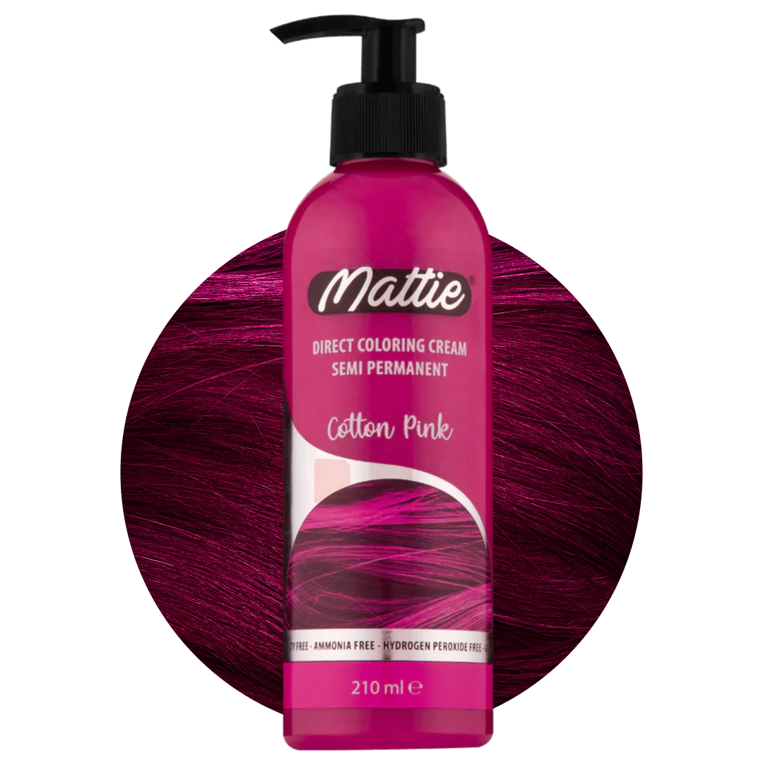 Mattie Cotton Pink - Vegane semi-permanente Direktzieher-Farbcreme 210 ml
