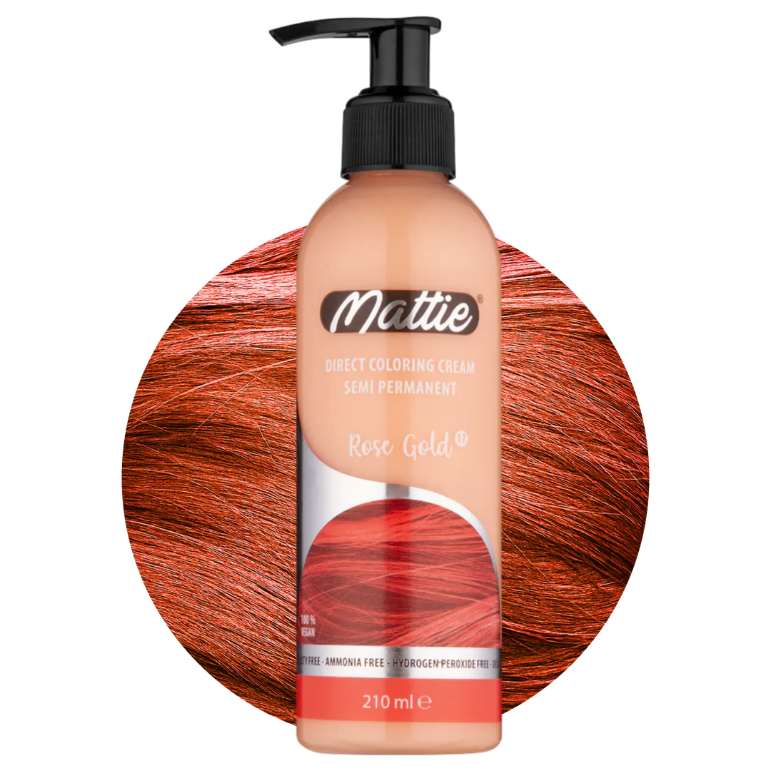 Mattie Rose Gold - Vegane semi-permanente Direktzieher-Farbcreme 210 ml