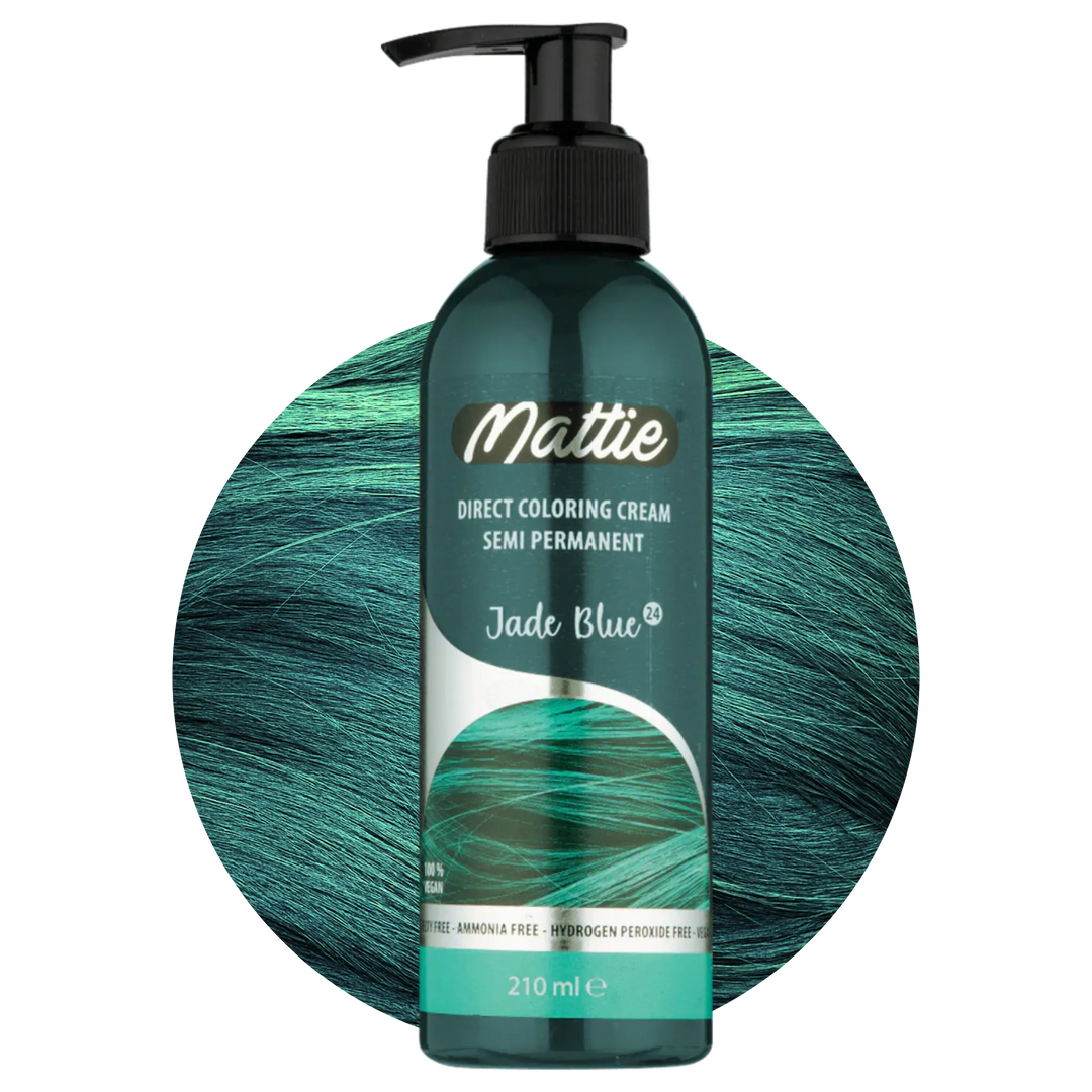 Mattie Jade Blue - Vegane semi-permanente Direktzieher-Farbcreme 210 ml