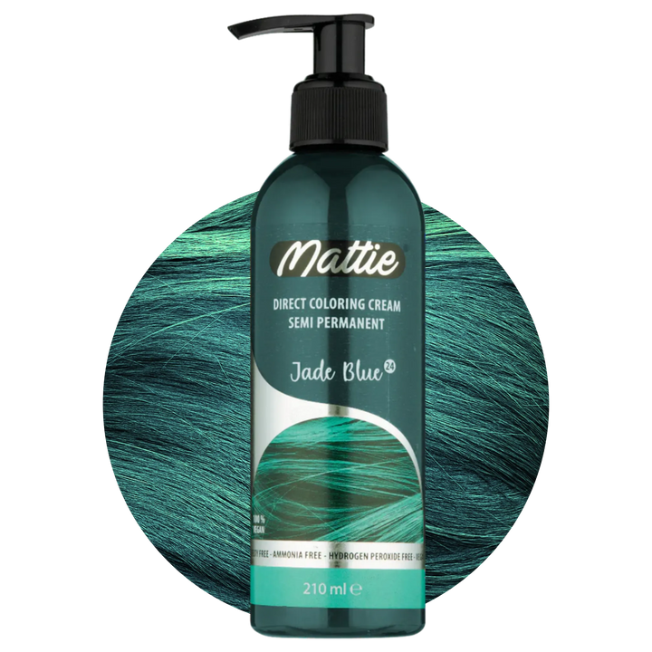Mattie Jade Blue - Vegane semi-permanente Direktzieher-Farbcreme 210 ml