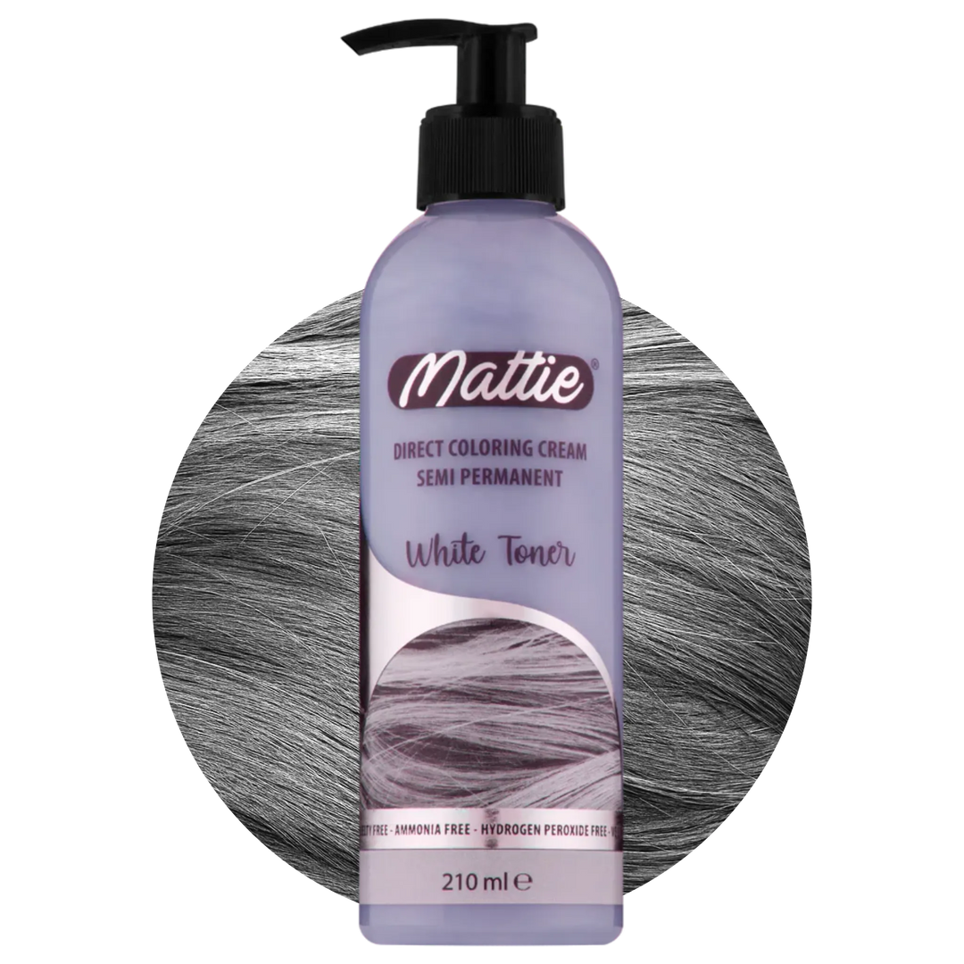 Mattie White Toner - Vegane semi-permanente Direktzieher-Farbcreme 210 ml