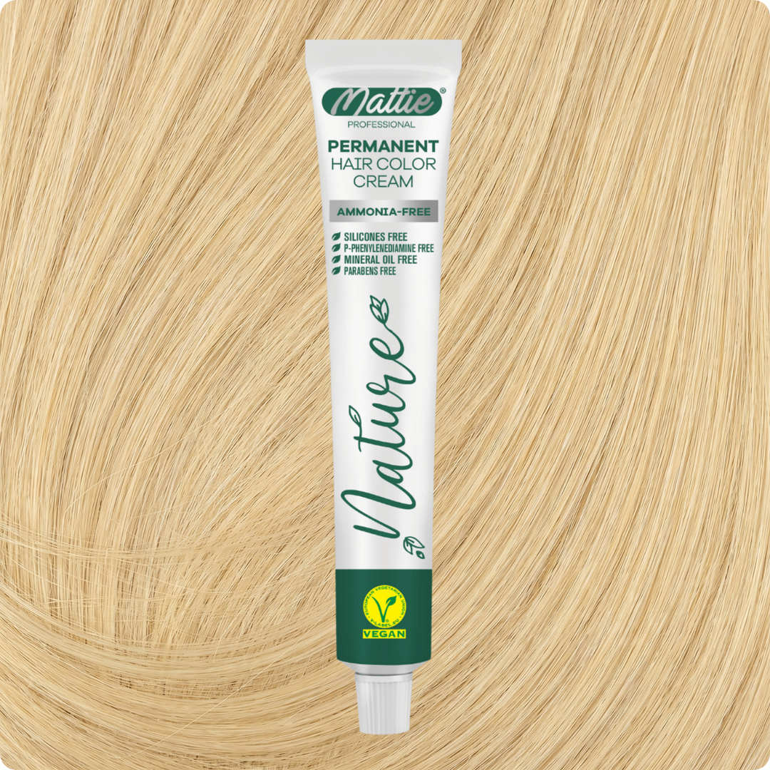 Mattie Professional Nature (12) Intense Blonde Super Aclarant - Vegane permanente Farbcreme 60 ml