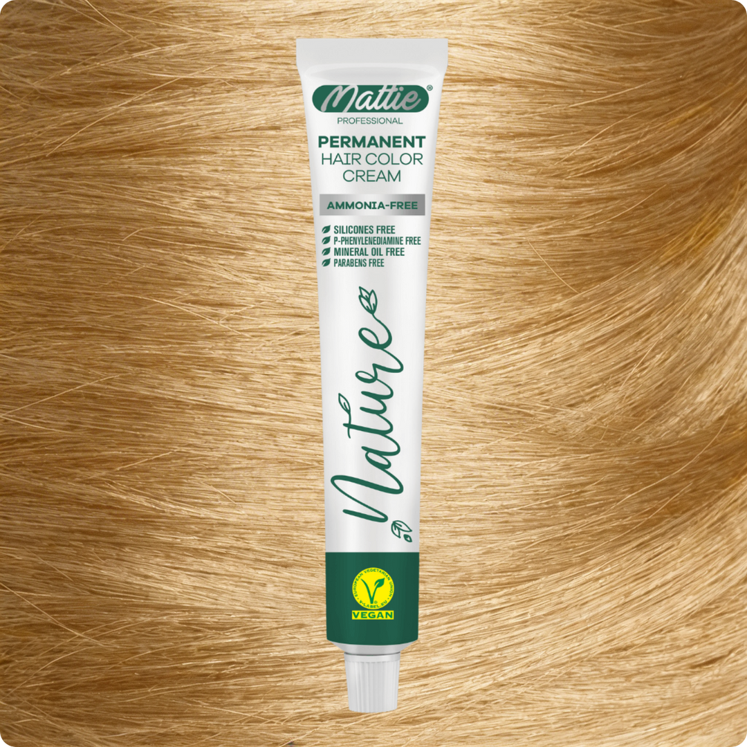 Mattie Professional Nature (10.3) Champagne Blonde - Vegane permanente Farbcreme 60 ml