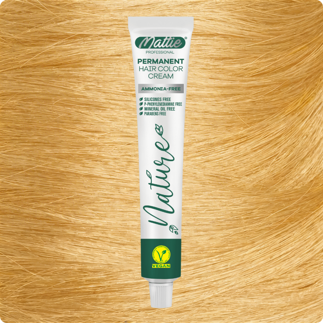 Mattie Professional Nature (11.3) Light Champagne Blonde - Vegane permanente Farbcreme 60 ml