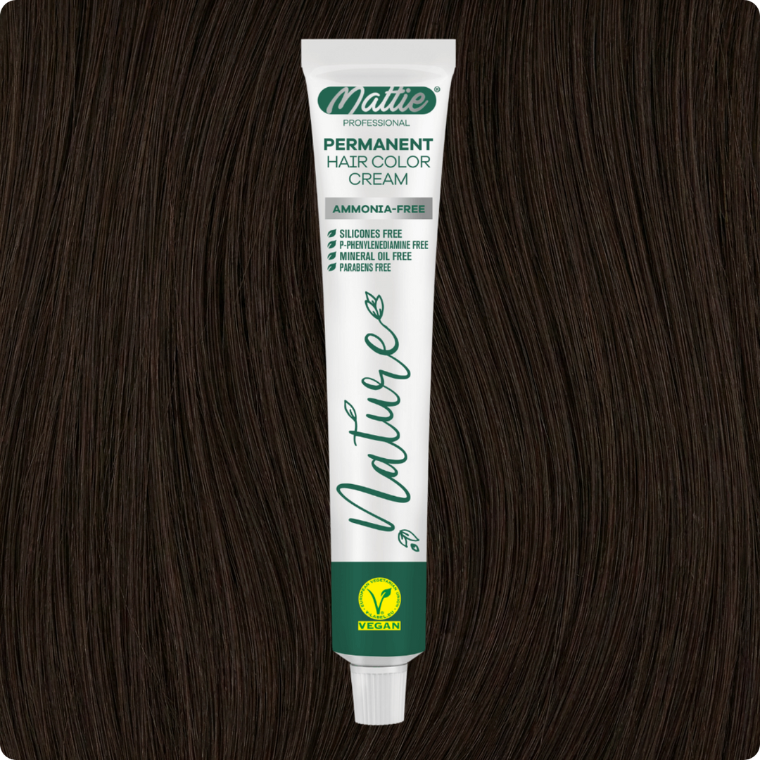 Mattie Professional Nature (5.77) Dark Chocolate - Vegane permanente Farbcreme 60 ml