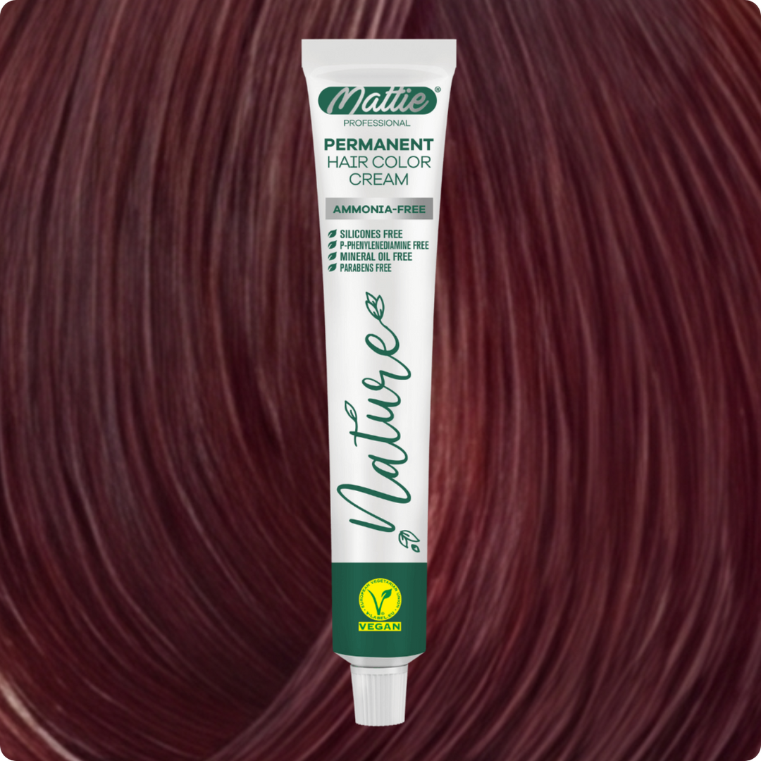 Mattie Professional Nature (6.34) Dark Blonde Golden Copper - Vegane permanente Farbcreme 60 ml