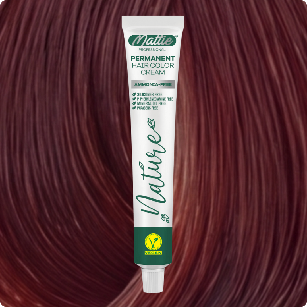 Mattie Professional Nature (7.43) Copper Golden - Vegane permanente Farbcreme 60 ml