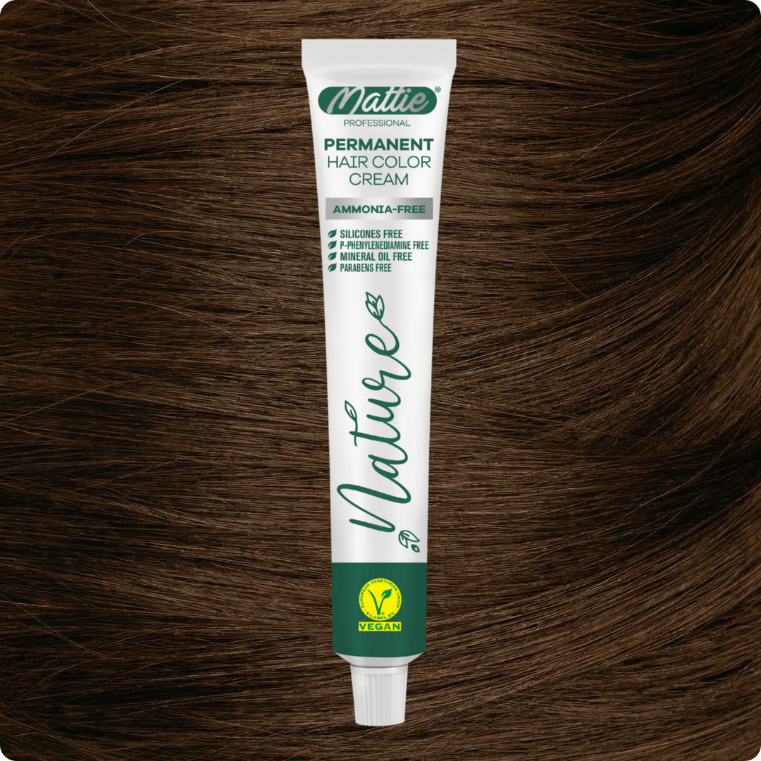 Mattie Professional Nature (7.73) Blonde Golden Brown - Vegane permanente Farbcreme 60 ml