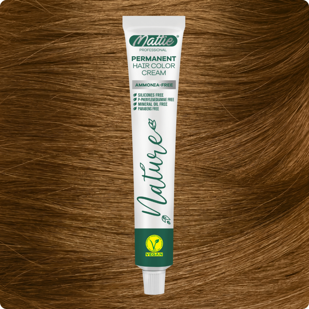 Mattie Professional Nature (8.3) Golden Blonde - Vegane permanente Farbcreme 60 ml