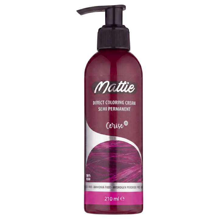 Mattie Cerise - Vegane semi-permanente Direktzieher-Farbcreme 210 ml