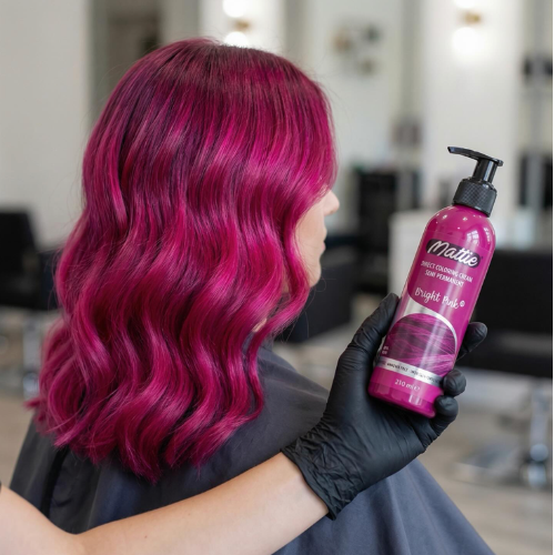Mattie Bright Pink - Vegane semi-permanente Direktzieher-Farbcreme 210 ml