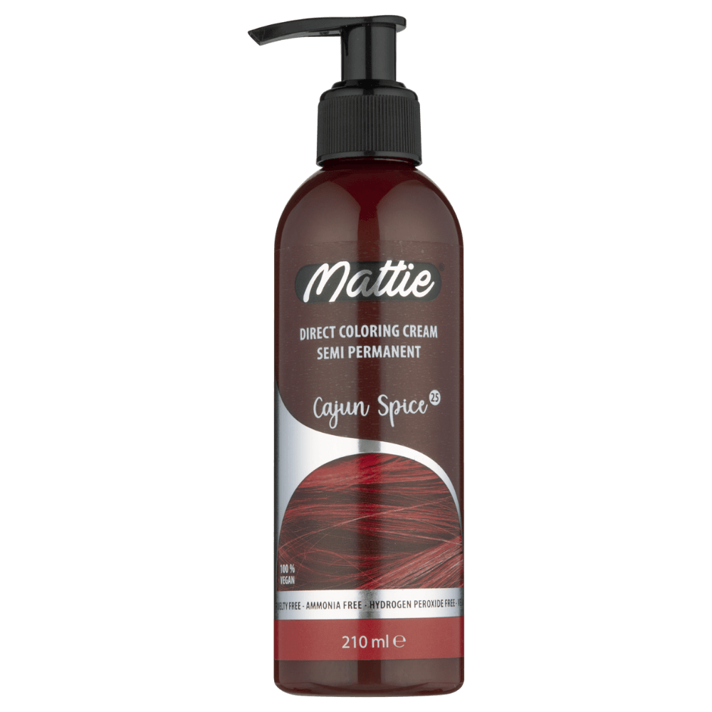 Mattie Cajun Spice - Vegane semi-permanente Direktzieher-Farbcreme 210 ml