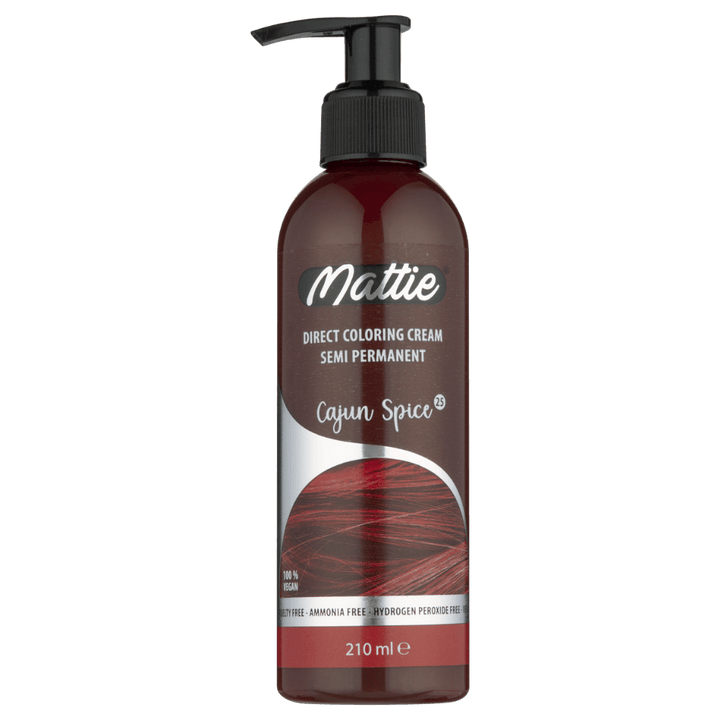 Mattie Cajun Spice - Vegane semi-permanente Direktzieher-Farbcreme 210 ml