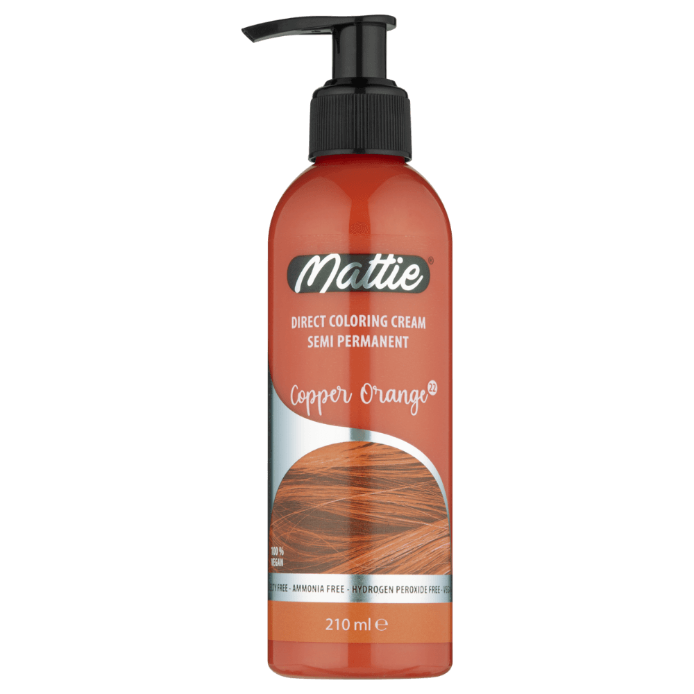 Mattie Copper Orange - Vegane semi-permanente Direktzieher-Farbcreme 210 ml