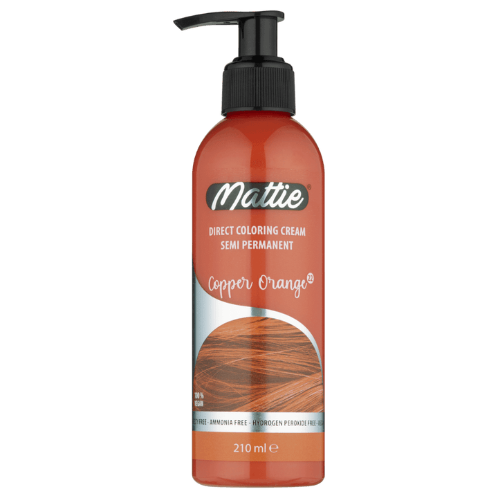 Mattie Copper Orange - Vegane semi-permanente Direktzieher-Farbcreme 210 ml