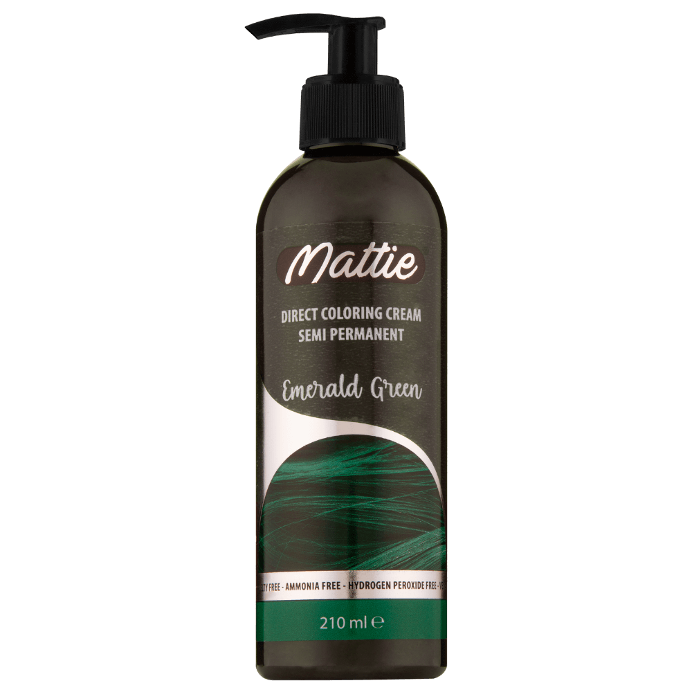 Mattie Emerald Green - Vegane semi-permanente Direktzieher-Farbcreme 210 ml