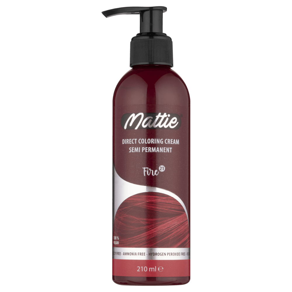 Mattie Fire - Vegane semi-permanente Direktzieher-Farbcreme 210 ml