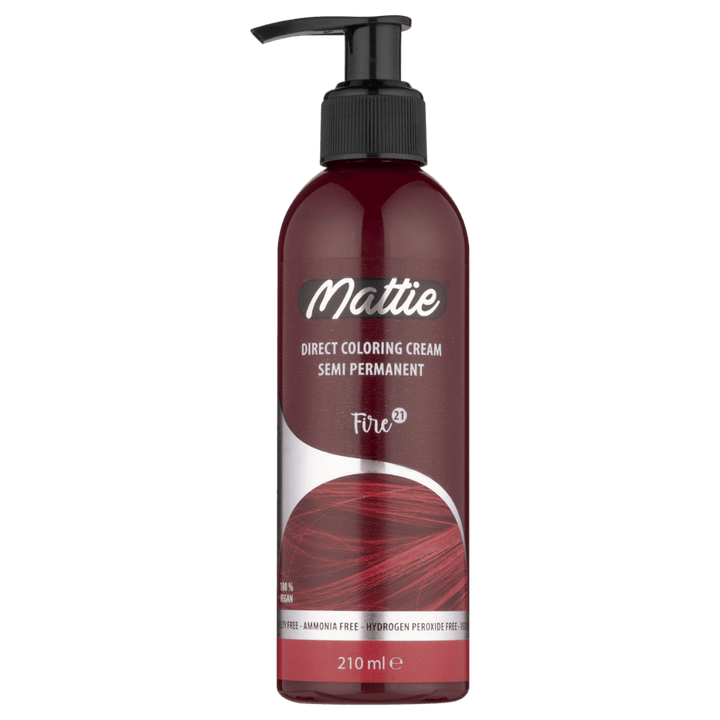 Mattie Fire - Vegane semi-permanente Direktzieher-Farbcreme 210 ml
