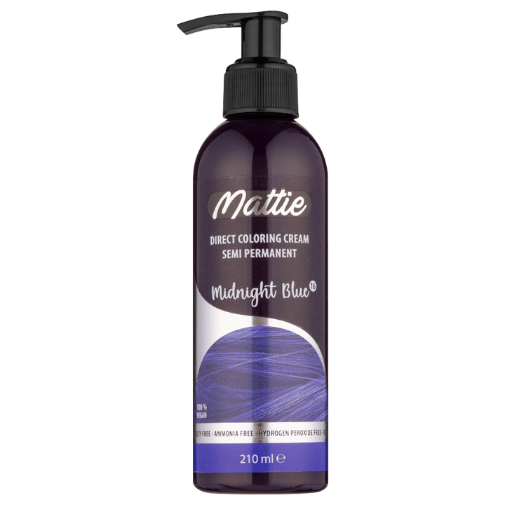 Mattie Midnight Blue - Vegane semi-permanente Direktzieher-Farbcreme 210 ml