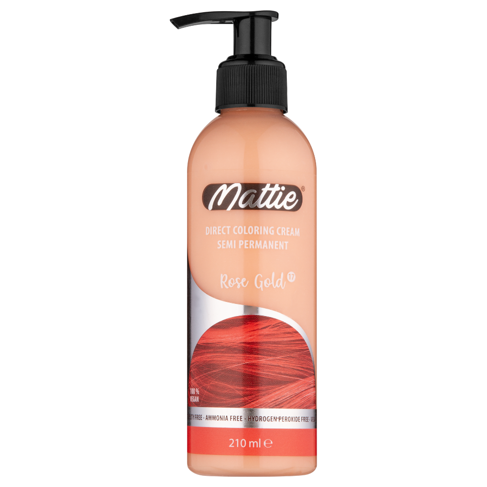 Mattie Rose Gold - Vegane semi-permanente Direktzieher-Farbcreme 210 ml