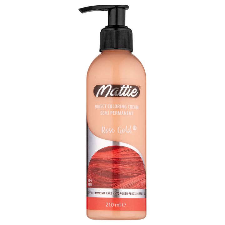 Mattie Rose Gold - Vegane semi-permanente Direktzieher-Farbcreme 210 ml