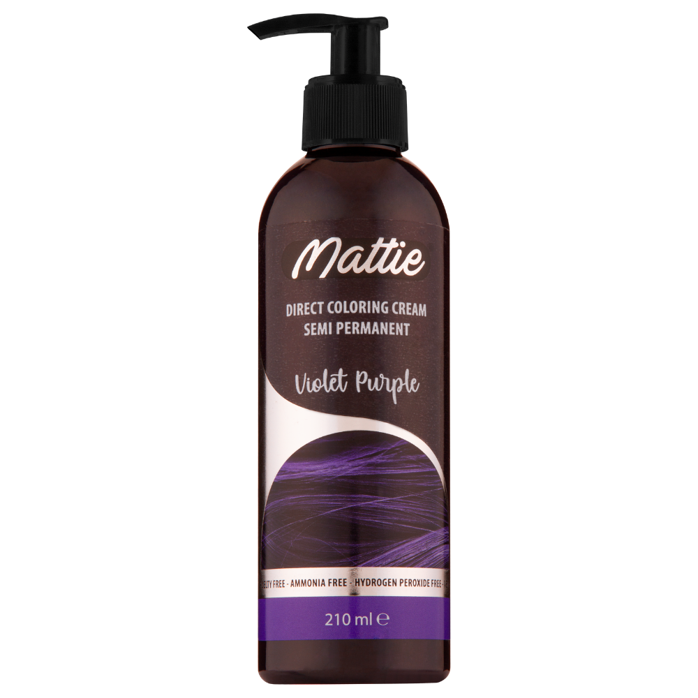 Mattie Violet Purple - Vegane semi-permanente Direktzieher-Farbcreme 210 ml