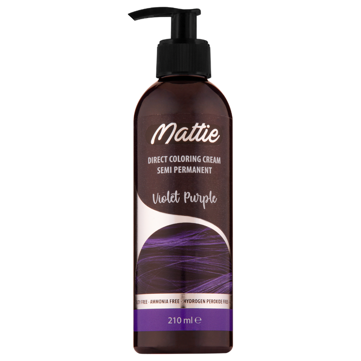 Mattie Violet Purple - Vegane semi-permanente Direktzieher-Farbcreme 210 ml