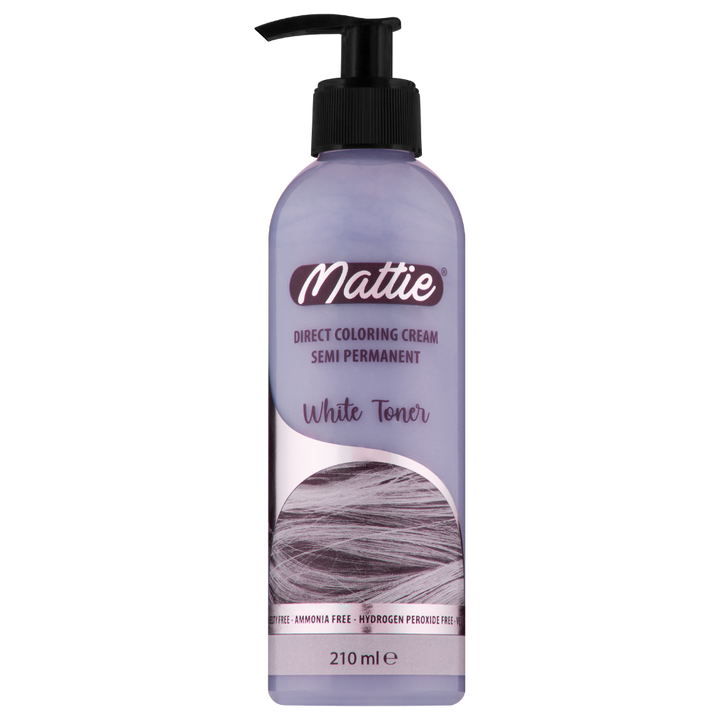 Mattie White Toner - Vegane semi-permanente Direktzieher-Farbcreme 210 ml