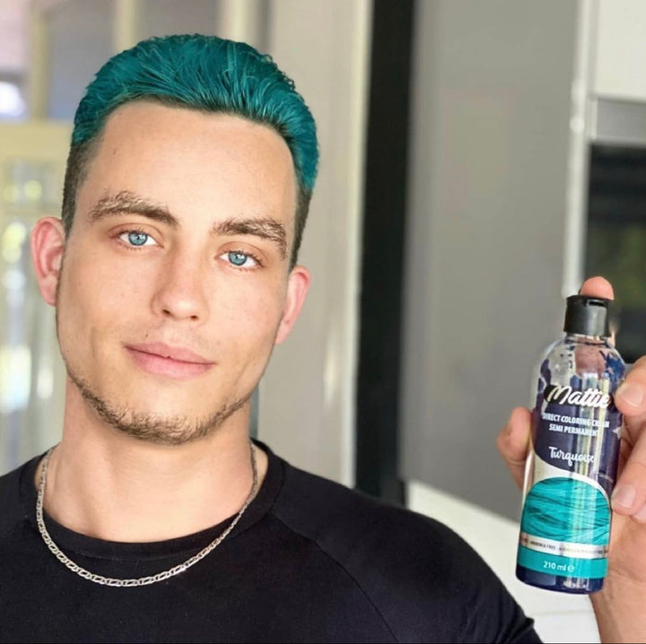 Mattie Turquoise - Vegane semi-permanente Direktzieher-Farbcreme 210 ml